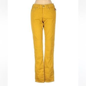 NEW Rebecca Minkoff Mustard Pants Size Waist 25